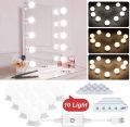 LED Vanity Lights, Hollywood Style LED Vanity Mirror Lights Makeup Light Kit with 10 Dimmable Light Bulbs & Adjustable Length USB Power Supply Plug in Lighting Fixture Strip for Makeup Dressing Table. 