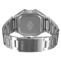 Casio Illuminator Silver Stainless Steel Silver Dial Quartz Watch for Gents - CASIO AE-1200WHD-1AVDF. 
