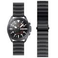 Watch Strap Stainless Steel Metal 22mm Compatible with All Smartwatch Belt Matte Finish Luxury Band Black 90g. 