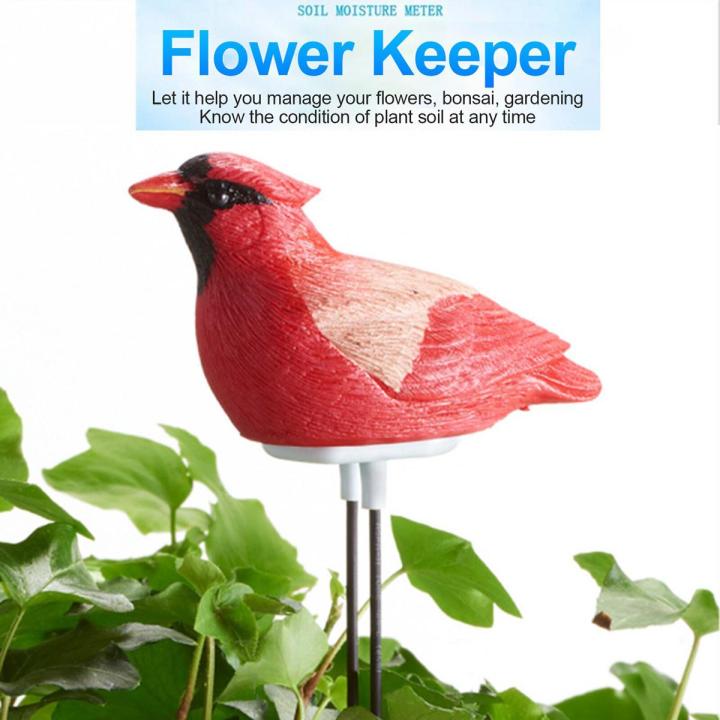 Bird Bonsai Soil Moisture Meter Plant Water Tester Watering Alarm Reminder for Flowerpot