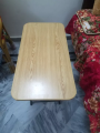 Dining table study table table for dining room laptop table made of wooden marble texture elegant table. 