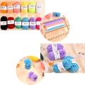 12Pcs Acrylic Yarn Knitting Wool Crochet Yarn, Ideal for Beginners, Kids Crafts, Small Projects. 