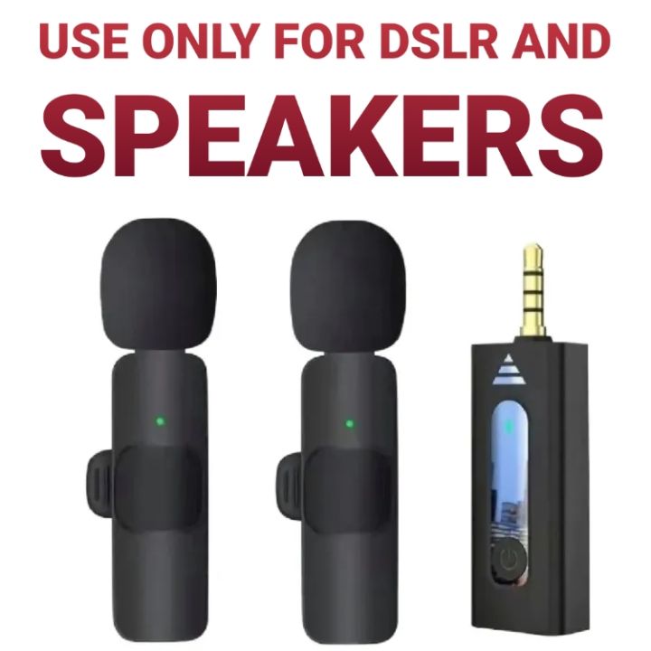 K35%20Single%20and%20Dual%20Wireless%20Microphone%203.5mm%20for%20DSLR%20&%20Speakers%20for%20Audio%20Live%20Video%20Vlogging%20Videos%20-%20Image%202