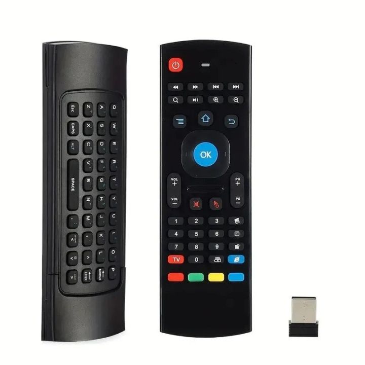 MX3 Air Mouse Mini Keyboard Wireless Remote Control 2.4G Multifunctional Fly Mouse with Infrared Learning for Android Smart TV and Box