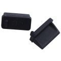 20Pcs Plastic USB Type a Plug Dustproof Plug Stopper Protection Cap, Clear & Black. 