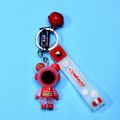 Spaceman / astronaut  keychain - cartoon character / action figure soft pvc keychain for kids (girls and boys) - bag hanging accessories / keyring. 
