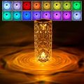 Crystal Lamp Rose Light Diamond Lamp 16 Colors Changing with Remote Control. 