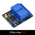 WAVGAT 5V 12V low level trigger 1 2 4 8 16 Channel Relay Module interface Board Shield For PIC AVR DSP ARM MCU Arduino. 
