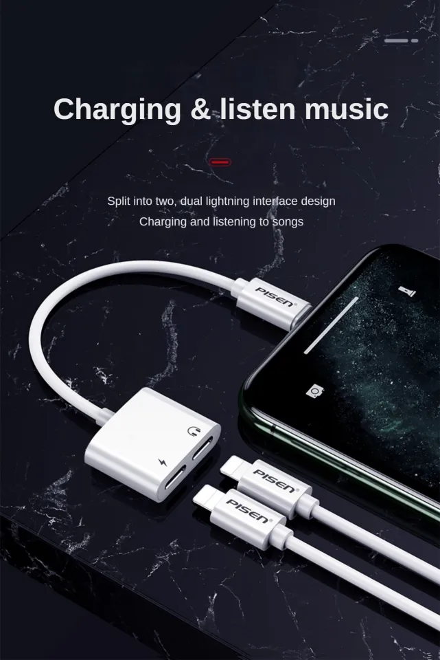 Lightning Cable Iphone Split Charger And Headphone Original IPhone