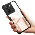 Quiberk for Vivo Y27s 4G / Y36 4G Case Edge-Reinforced Shockproof Hard Transparent Phone Cover. 