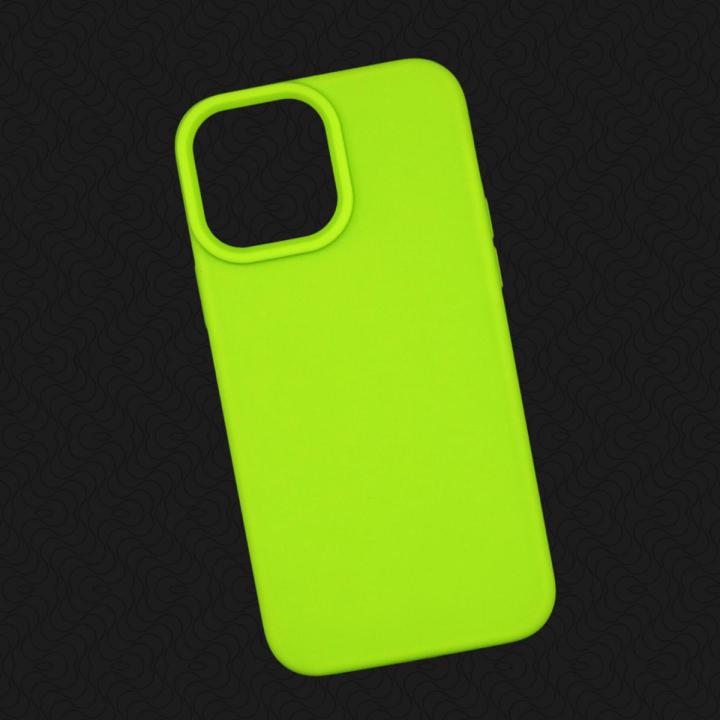 Neon Green Silicone Case For iPhone 13 Pro Max iPhone 14 Pro Max