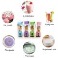 New 6 Blades & 2 Blades 380Ml Mini Juicer Cup Usb Rechargeable Portable Electric Fruit Juicer Smoothie Maker Blender Machine Juicing Bottle. 