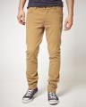 Khaki Cotton Men's Chino Slim Fit. 