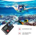 Campark X20C Action Camera Native 4K Ultra HD 20MP with EIS Stabilization Touch Screen, Digital Remote Control Waterproof Camera 40M 2 Batteries and Professional Accessories, Black. 