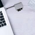 BASEUS Enjoyment Series HUB SD + TF CARD + USB 2.0 Interface Hub Adapter with LED Light. 