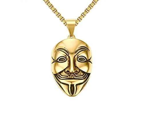 vendetta%20Mask%20necklace%20with%20chain%20for%20boy%20girl%20women%20-%20Image%203
