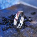 Anime Darling In The Franxx Ring ZERO TWO Adjustable Unisex Couple Lover Rings Jewelry Fashion Cosplay Accessories. 