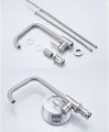 Single Lever Kitchen Mixer Tapstaps Brushed Nickel Kitchen Faucet, Modern Kitchen Mixer Tap, Stainless Steel 360 Degree Cold And Hot Tap, Sus 304 Kitchen Faucets Kitchen Sink Mixer Tap (Type B). 
