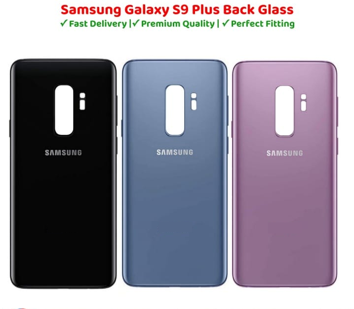 Samsung S9 Plus Back Glass Replacement, Back Panel or Back Battery Cover for Samsung S9 Plus