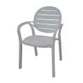 (Pack of 04 Chairs with Table) SAAB SP-675 New Full Plastic Indoor and Outdoor Spectrum Patti Chair With Table. 