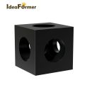2/4Pcs  Part 2020 Aluminum Block Cube Prism Connector Wheel Regulator Corner V-Slot Three Way Connector For. 