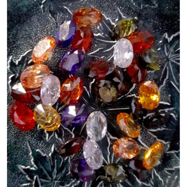 Original Zircon Gemstone (Zarkoon Stone) Oval Shaped Lab Cutted & Polished 100% Real