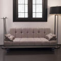 Galaxy Sofa Cum Bed Imported Jute Fabric Brown Colour Armless Compact Living Spaces, Dorms, Guest Rooms, Apartments, Offices,. 