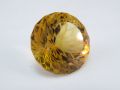 Natural Deep Yellow Citrine loose gemstone Brilliant Cut 21Ct. 