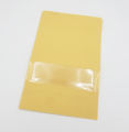 KHAKI COLOR PAPER PLASTIC BAG WITH ZIPLOCK FOOD GRADE BAGS PACK OF 10. 