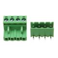 【Special Offer】2EDG 5.08mm Pitch 4 Pin Plugin Screw Dupont Cable Terminal Block Connector Right Angle. 