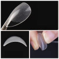 120pcs XXS Super Short Almond Full Cover Sculpted Soft Gel Nail Tips Press on Capsule Americaine Gel X Artificial Nails. 