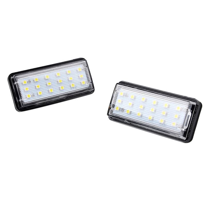 Canbus Car LED Number License Plate Light for Land Cruiser 100 200 Prado 120 4D Mark X Accessories