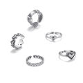 Jewelry Gift Love Heart Finger Ring Vintage Rings Fashion Rings Girlfriend Ring Heart Finger Ring Women Ring. 