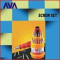 AVA 31 IN 1 SCREW DRIVER SET WITH 30 MAGNETIC BITS FOR ALL KIND OF MOBILES AND DEVICES OPENING. 