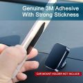 【ETOP】DAMILE YCP-PU 2Pcs Universal Metal Leather Plate For Car Phone Holder Iron Sheet Disk Sticker Mount  Stand. 