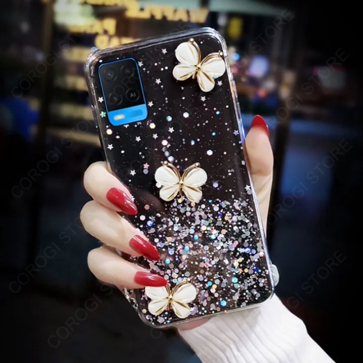 For%20OPPO%20A54%204G%20Back%20Cover%20Luxury%203D%20Diamond%20Butterfly%20Shiny%20Glitter%20Gold%20Foil%20Space%20Starry%20Cases%20Clear%20Soft%20Silicone%20Bumper%20Mobile%20Phone%20Case%20for%20Girls%20Boy%20-%20Image%206