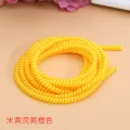 Spiral 1.4M USB Data Cable Protector Universal Headphone Line Dust Proof Cable Winder Earphones Wire Protection Cover. 