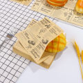 10/20/50Sheets Food Wrapping Paper Newspaper Design Sandwich Burger Fries Fried Food Wrapping Paper Plate Mat Oil Waxed Paper HIUOI. 
