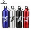 MeterMall 750ml Bicycle Sports Water Bottle Aluminum Alloy Mountain Bike Water Cup With Carabiner Cycling Accessories. 