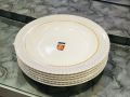 Plates - Curry/Broth/Soup Plates - 9 inch Dinner Plates Melamine - High Quality Double Glazed (Set of 6). 
