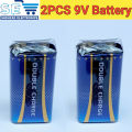 2PCS 9V Battery Double Charge. 