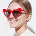 Plastic Heart-shaped sunglasses Lightweight Heart design Women's sunglasses Love heart sunglasses for Summer beach glasses Outdoor activities Fashion enthusiasts Casual wear Party or event accessory. 