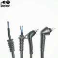 Hairdryer power cord British standard swivel tail wire 360 degree rotating plug straight hair comb curling iron wire. 
