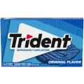 Trident Bubble Gum, Original, Sugar Free Gum, 14 Sticks​. 