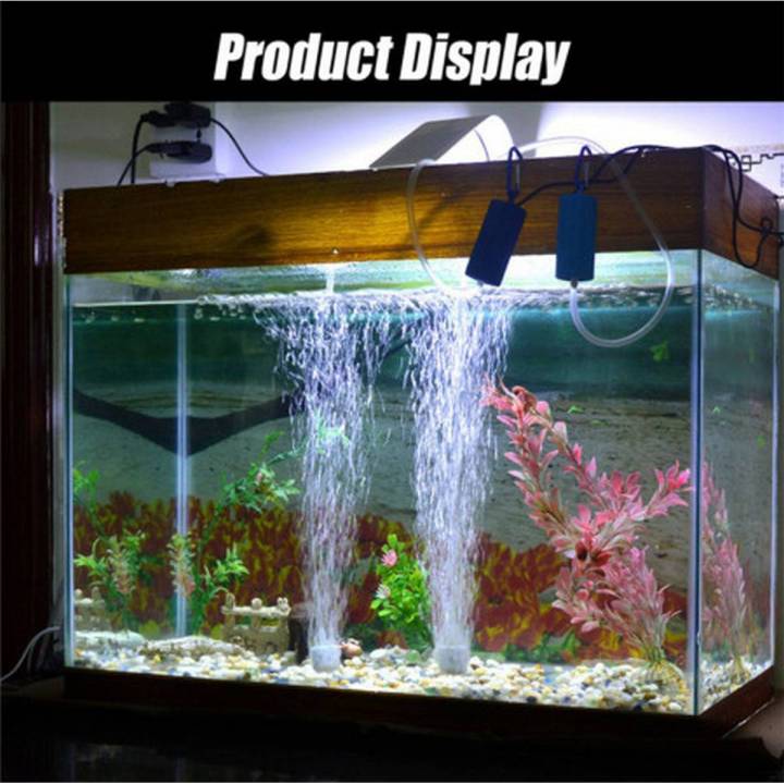 USB Mini Fish Tank Aquarium Air Pump Silent Oxygen Supplies black