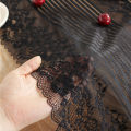 Lace Tablecloth Stylish Transparent White Black Table Covers. 