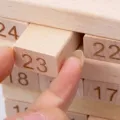 Jenga Color Woods Folds High Game. 