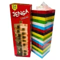 Wood Block Mini Jenga 48 Pcs Stacking Mini Tower KS. 