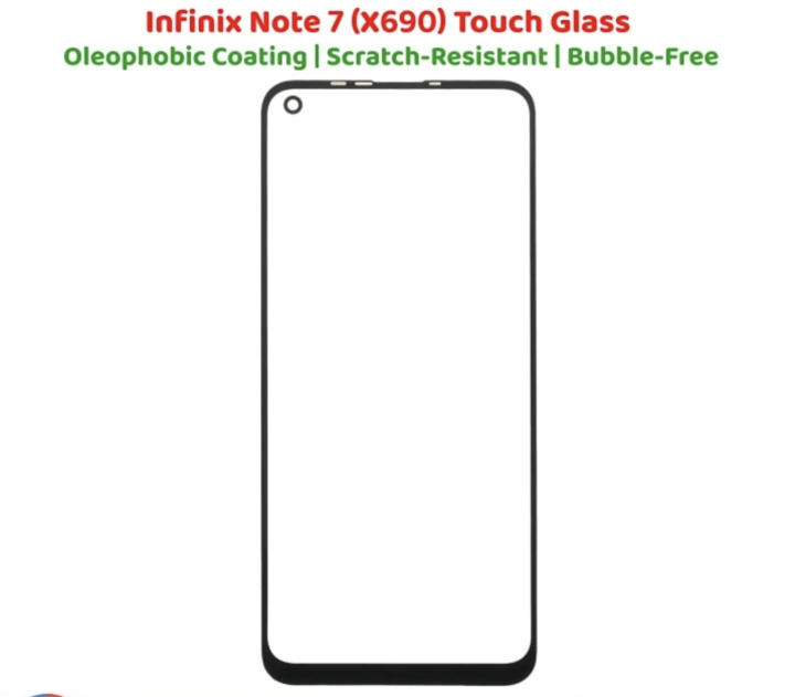 X690 Infinix Note 7 (X690) OCA + Touch Glass Replacement Parts | 100% ...