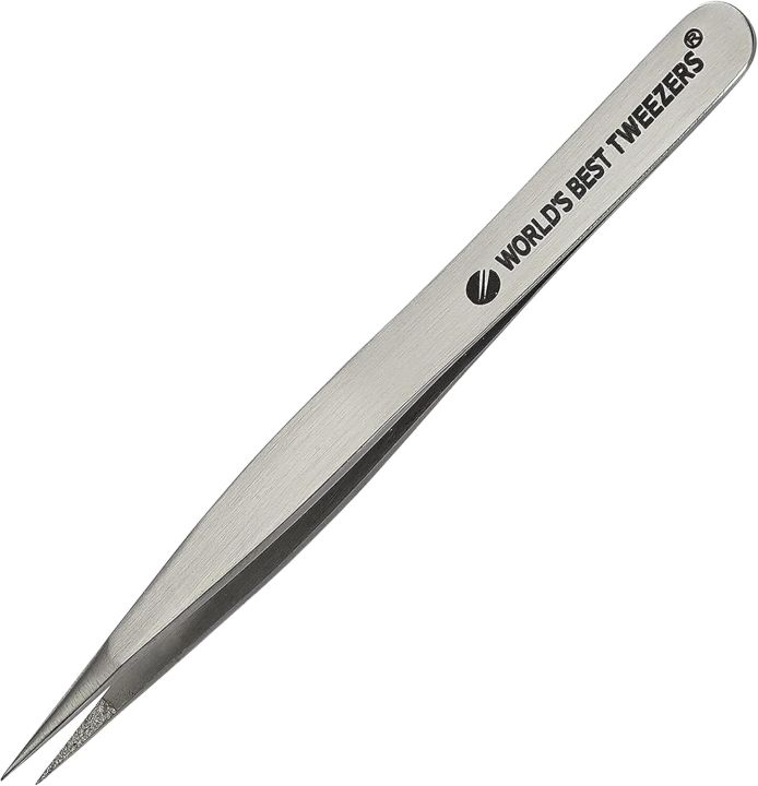 Splinter Out Needle Nose Tweezers - High Precision Fine Point Stainless ...